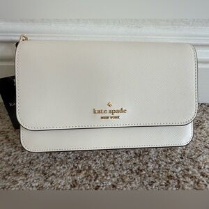 Kate Spade Off White Saffiano Leather Meringue Bag - NWT!